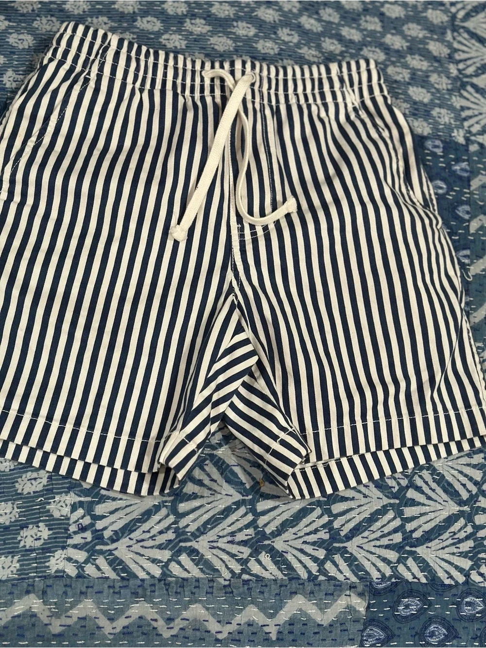 J. Crew Navy and White nautical Stripe shorts NEW w/o tags